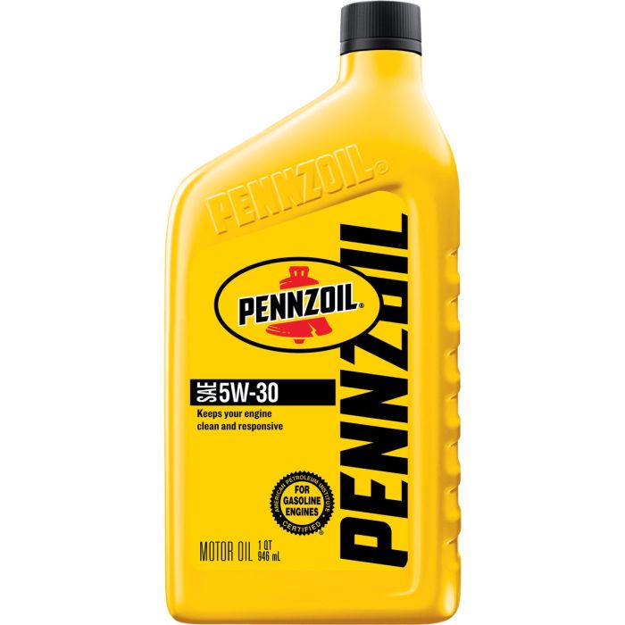 5w30 Pennzoil Motor Oil