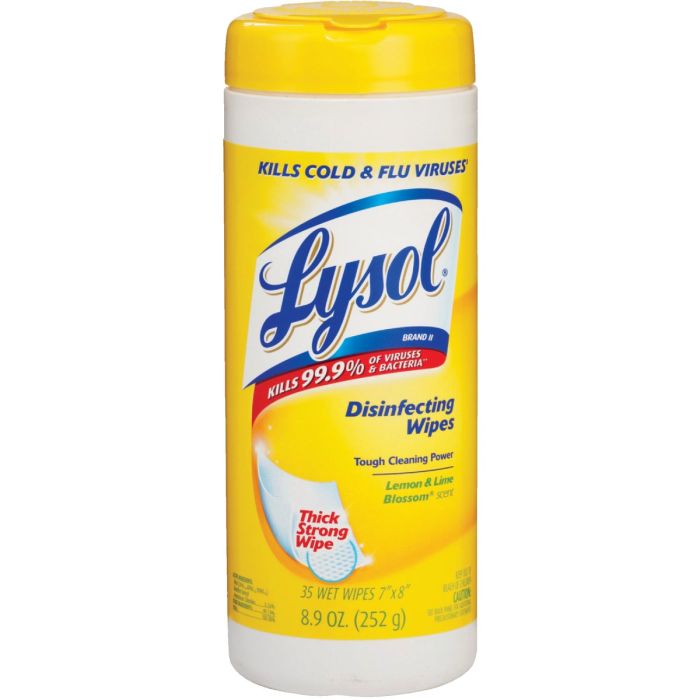 35ct Lem/Lim Lysol Wipes