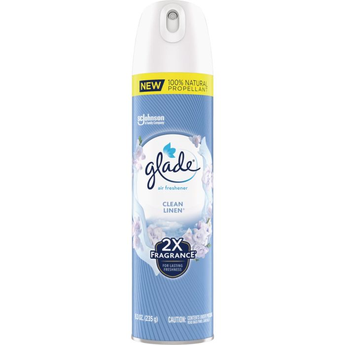 Glade 2X Fragrance 8.3 Oz. Clean Linen Spray Air Freshener