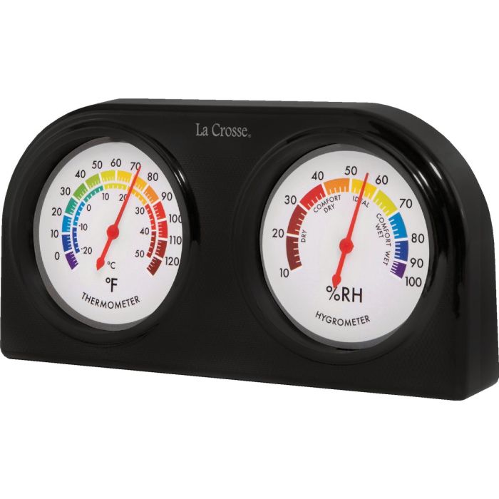 La Crosse Indoor Analog Temperature and Humidity Gauge