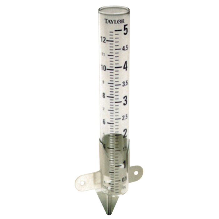 EZ Read 5 In. Glass Rain Gauge