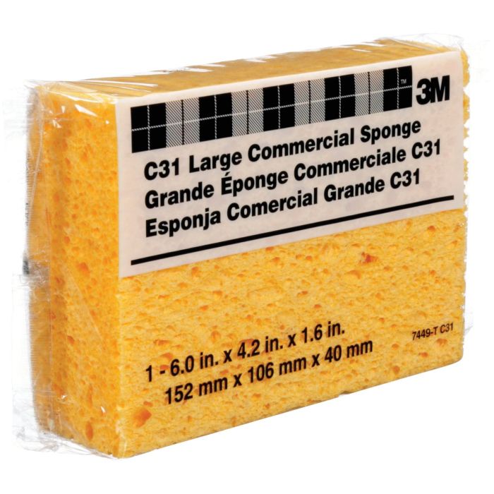 3M Commercial Size Sponge, 7.5 In. x 4.375 In. x 2.06 In.