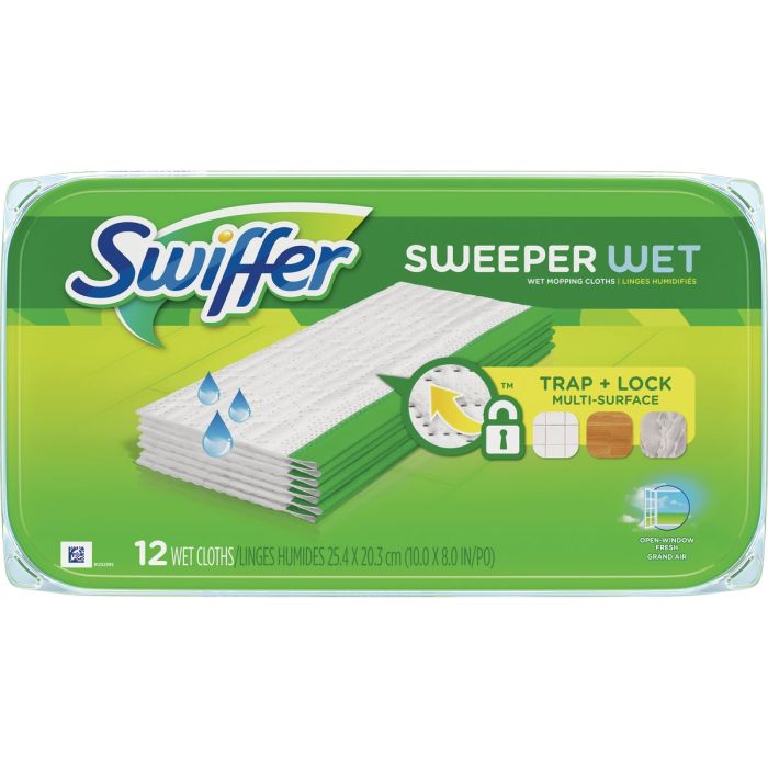 Swiffer Wet Pad Refill-12 Ct