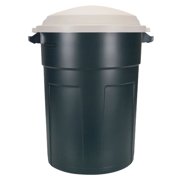 32gal Green Trash Can