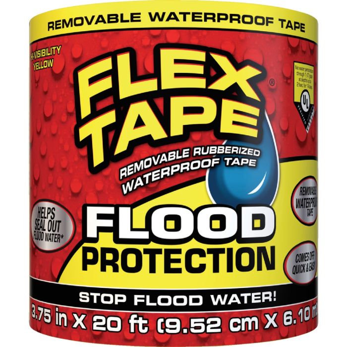 Flex Tape Flood Protection 3.75 In. W. X 20 Ft. L. Rubberized Tape