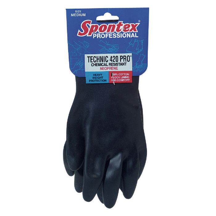 Spontex Technic 420 Pro Large Neoprene Rubber Glove