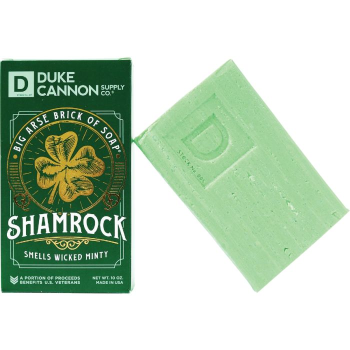 Duke Cannon 10 Oz. Shamrock Big Arse Brick of Soap (Limited Edition)