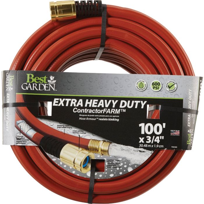 3/4"X100' Contractr Hose