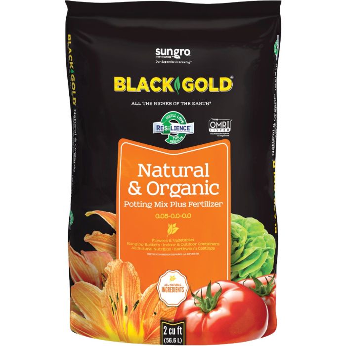 Black Gold 2 Cu. Ft. 47-1/2 Lb. All Purpose Natural & Organic Potting Mix