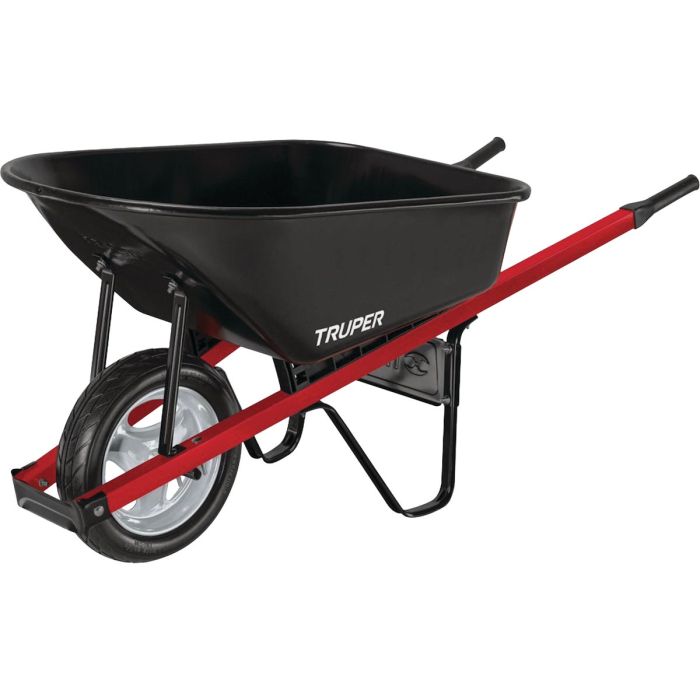 6cf Steel  Solid Tir Wheelbarrow