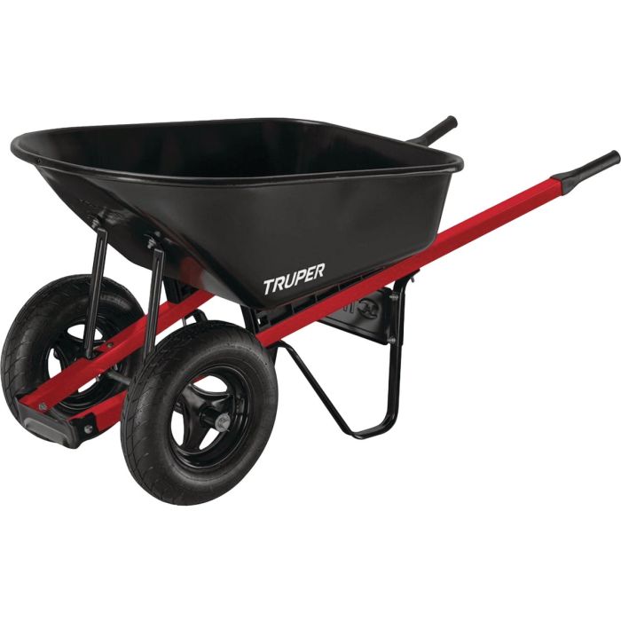 6cuft Steel Wheelbarrow Black