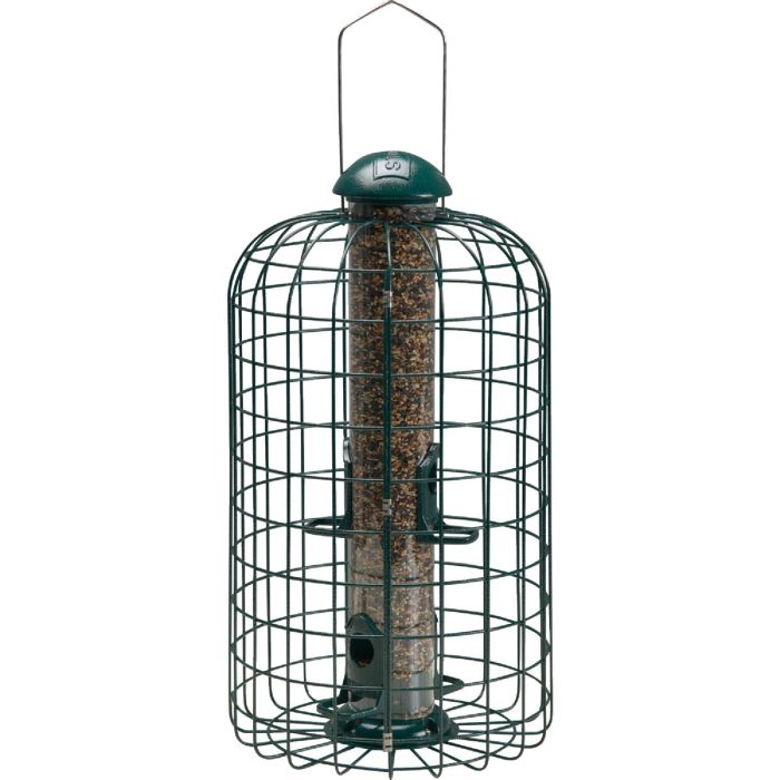 Squirrel-X Green Wire 1.4 Lb. Capacity Squirrel Proof Bird Feeder