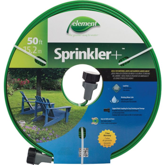 Best Garden 5/8 In. Dia. x 50 Ft. L. Drinking Water Safe Sprinkler Hose