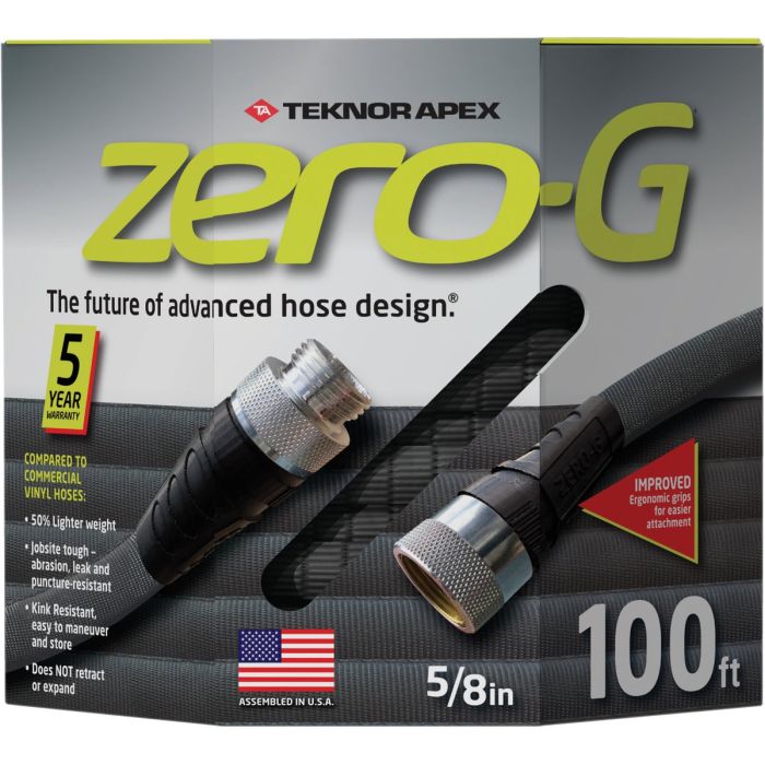 Teknor Apex Zero-G 5/8 In. Dia. x 100 Ft. L. Drinking Water Safe Expandable Hose