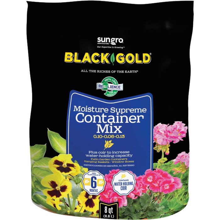 Black Gold Moisture Supreme 8 Qt. 6 Lb. Container Potting Mix