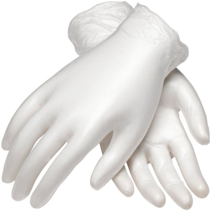 PIP Ambi-Dex Large Clear Vinyl Disposable Gloves (100-Pack)