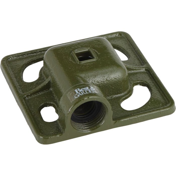 Best Garden Metal 30 Ft. Dia. Square Stationary Sprinkler, Green