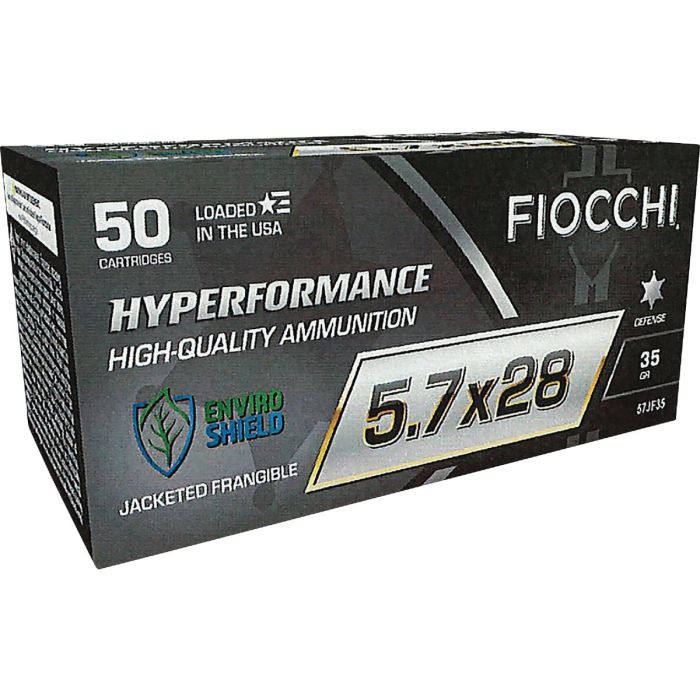 Fiocchi 5.7 x 28mm 35 Grain JF Centerfire Ammunition Cartridges