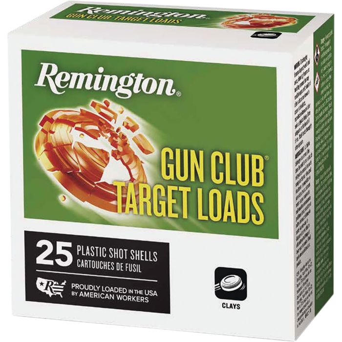 Remington Gun Club 12 ga 2-3/4 In. #8 Shotgun Ammunition