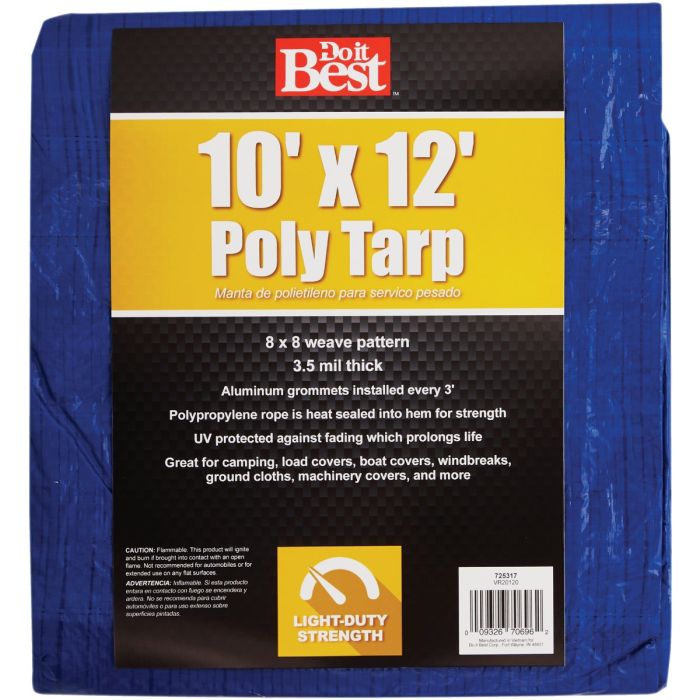 10x12 Blue Ap Tarp