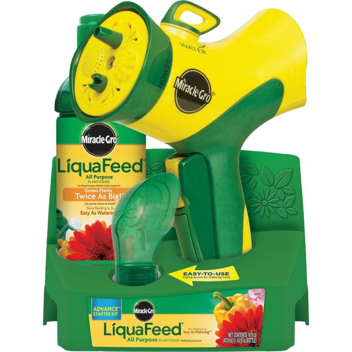 Miracle-Gro LiquaFeed 16 Oz. Hose End Sprayer 12-4-8 Liquid Plant Food