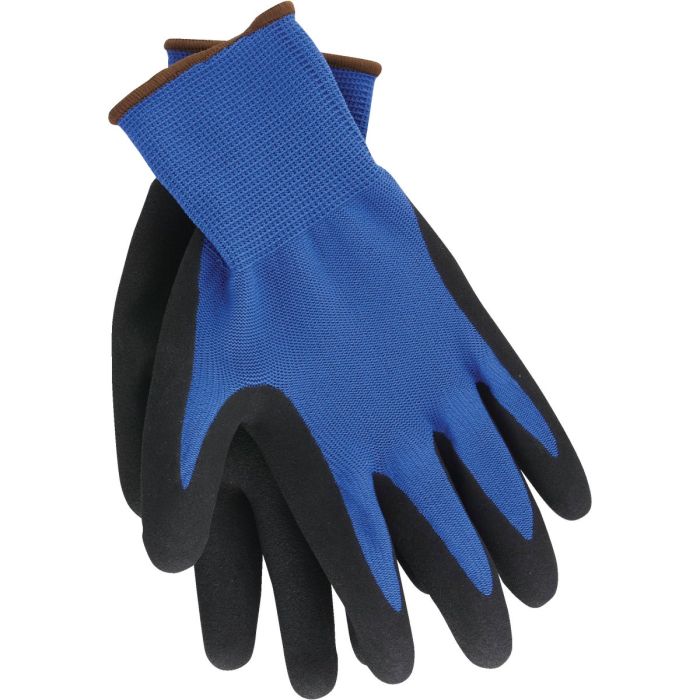 Do it Best Men's Medium Grip Latex Coated Glove, Blue