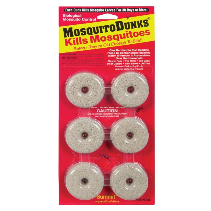 Mosquito Dunks Ready To Use Tablet Mosquito Killer (6-Pack)