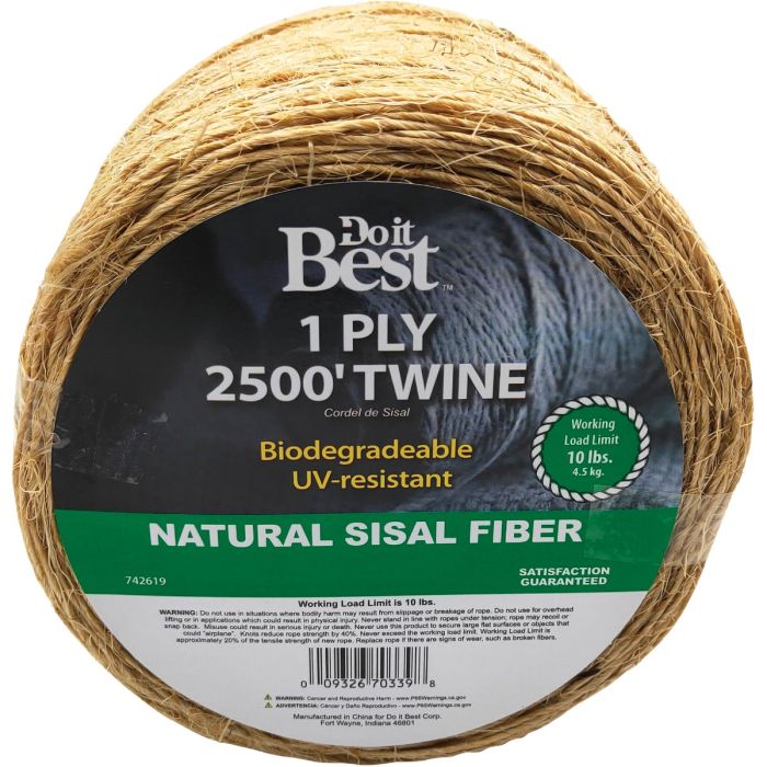 2500' 1ply Sisal Twine