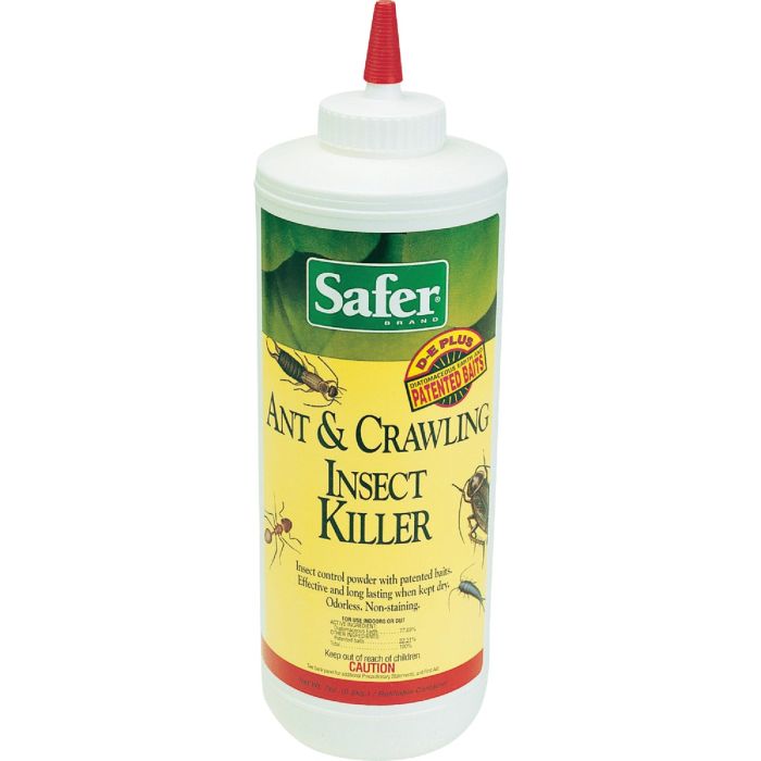 Safer 7 Oz. Ready To Use Powder Crawling Insect, Ant & Roach Killer