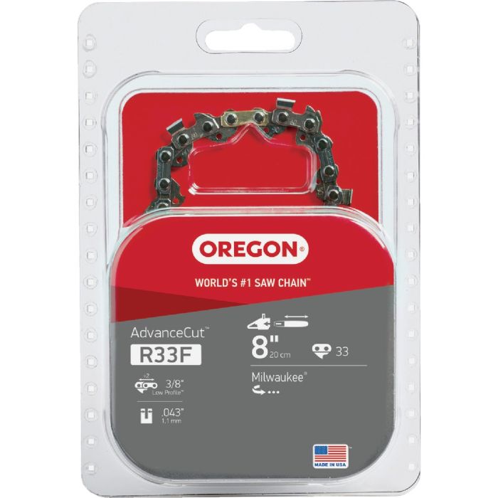 Oregon AdvanceCut R33F Full House Sequence 8 In. 90F Chainsaw Chain