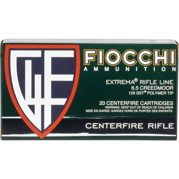 Fiocchi 6.5 Creedmoor 120 Grain SST Centerfire Ammunition Cartridges