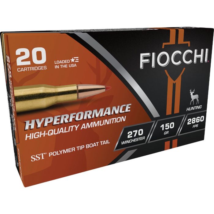 Fiocchi .270 Win 150 Grain SST Centerfire Ammunition Cartridges