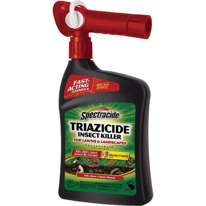 Spectracide Triazicide 32 Oz. Ready To Spray Hose End Insect Killer For Lawns & Landscapes