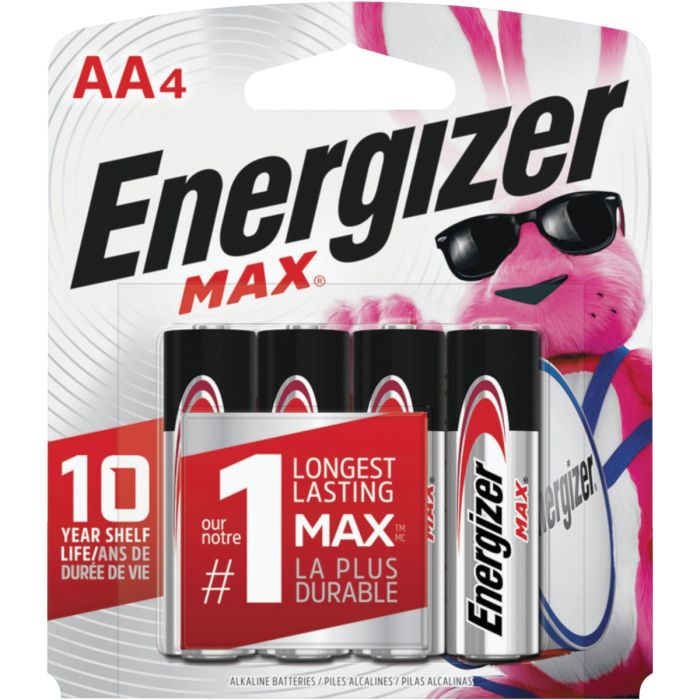 Energizer Max AA Alkaline Battery (4-Pack)