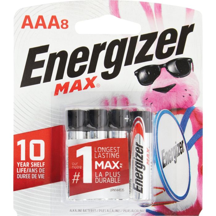 Ever 8pk Aaa Alkaline Battery