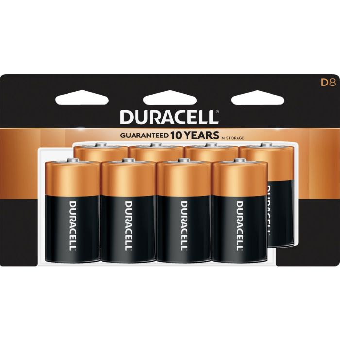 8pk D Alkaline Battery