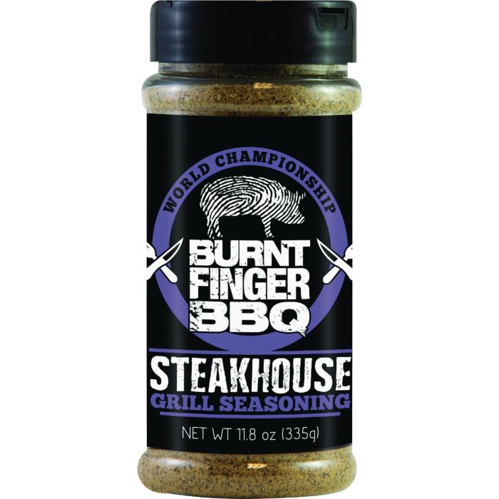 Burnt Finger BBQ 11.8 Oz. Steakhouse Grill Seasoning