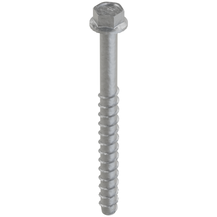Image of Simpson Strong-Tie Titen HD 5/8 in. x 8 in. Mechanically Galvanized Heavy-Duty Screw Anchor (10-Qty)