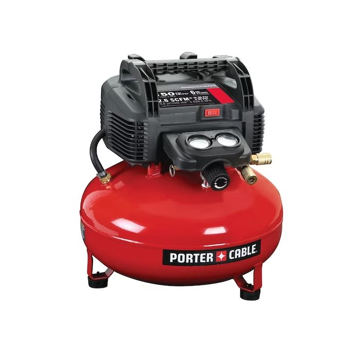 Image of Porter Cable 6-Gallon Oil-Free Pancake Compressor