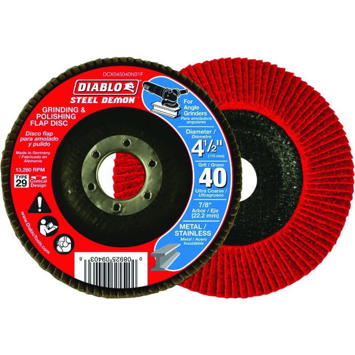 Image of Diablo 4-1/2" Flap Disc 60g