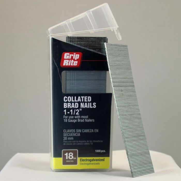 Brad Nail 18ga 1-1/2" Galv 1m