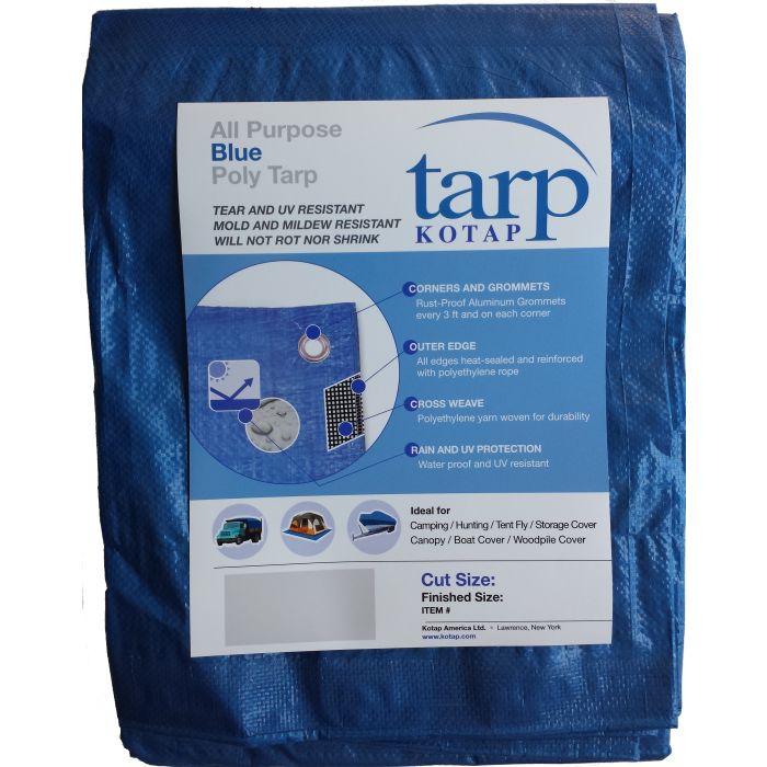 Tarp 10' X 12' Blue