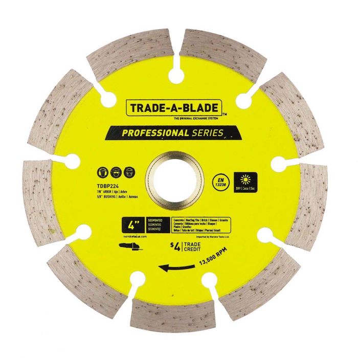 Image of Trade-A-Blade 4" Segmented Diamond Blade