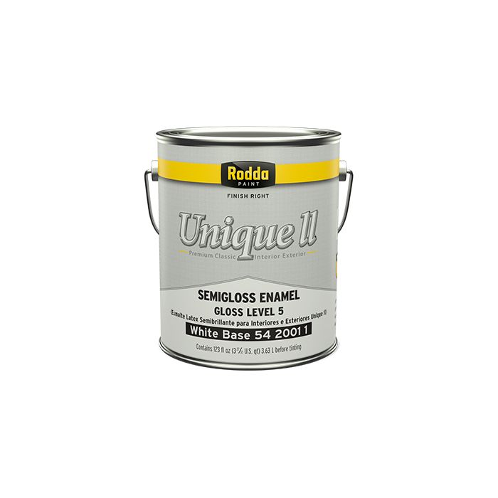 Image of Rodda Unique II interior/Exterior Waterborne Acrylic Enamel Low Gloss Deep 1 Quart