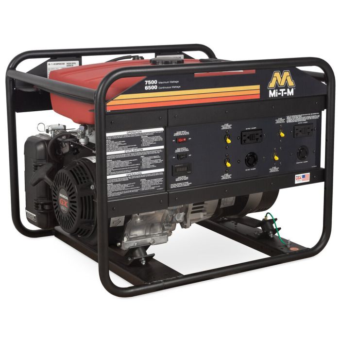 Image of 7500 Watt Generator 120v/240v Mi-T-M GEN-7500-0MHO Rental