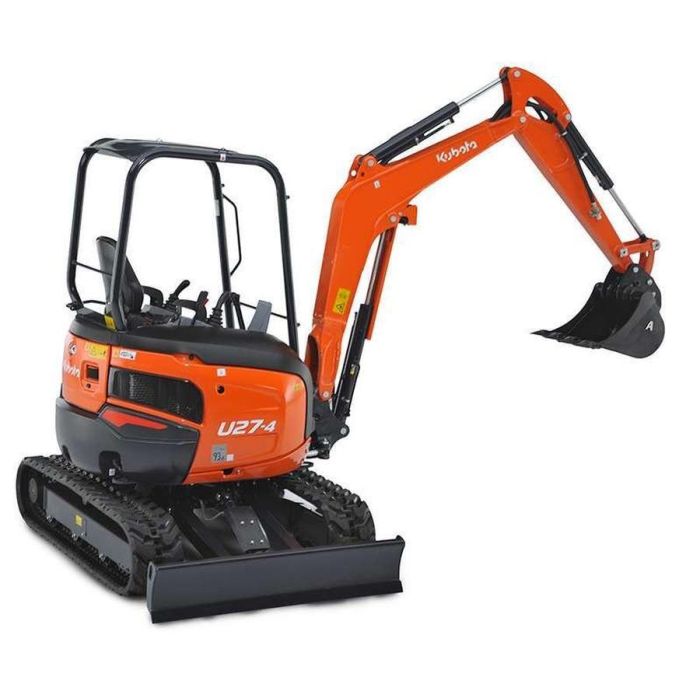 Image of 2.7 Ton Compact Excavator Kubota U27-4 Rental