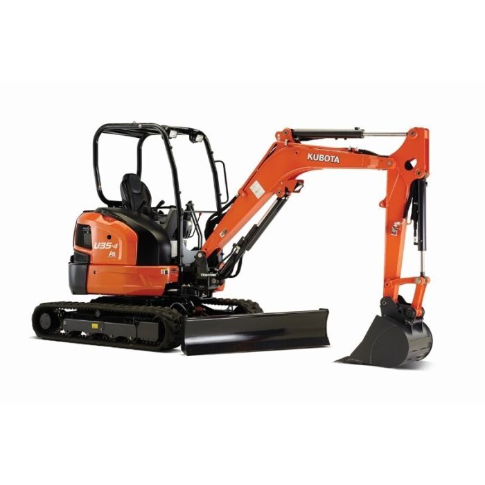 Image of 3.5 Ton Mini Excavator Kubota U35-4R1 Rental