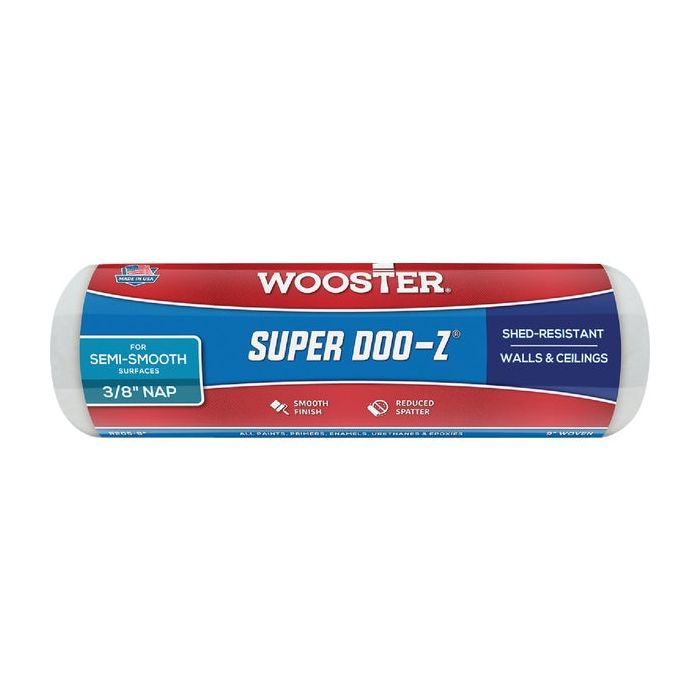 Image of Wooster Super Doo-Z 9 In. x 3/8 In. Woven Fabric Roller Cover