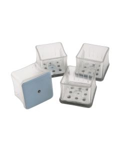Magic Sliders Magic Fit 1-1/4 In. - 1-3/8 In. Square Slider (4-Pack)