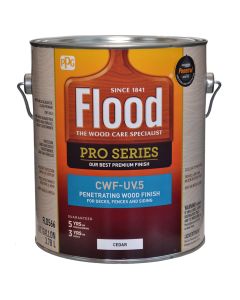 1 Gal Flood FLD566 Cedar CWF-UV5 Exterior Clear Wood Finish